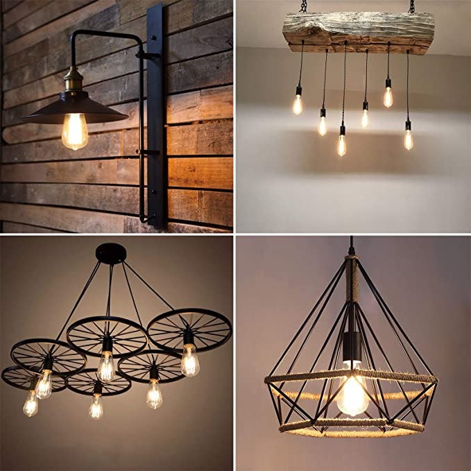 Ascher Vintage LED Edison Bulbs (4-Pack)