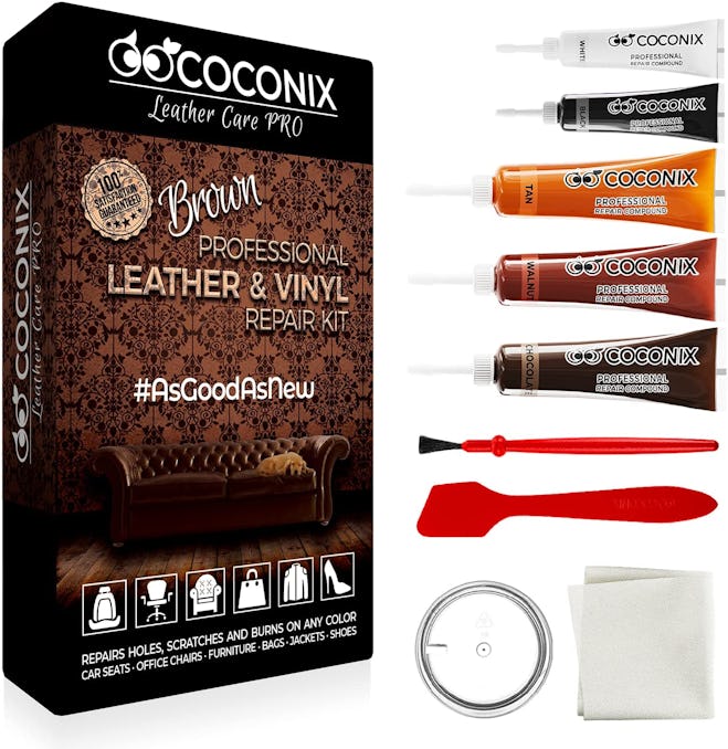 COCONIX Brown Leather & Vinyl Repair Kit