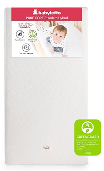 Babyletto Pure Core with Hybrid Waterproof Cover Crib Mattress
