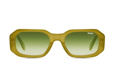 Colorful sunglasses: Quay Australia Hyped Up in Green