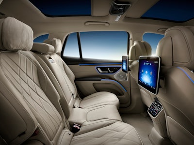 Mercedes-Benz EQS SUV interior