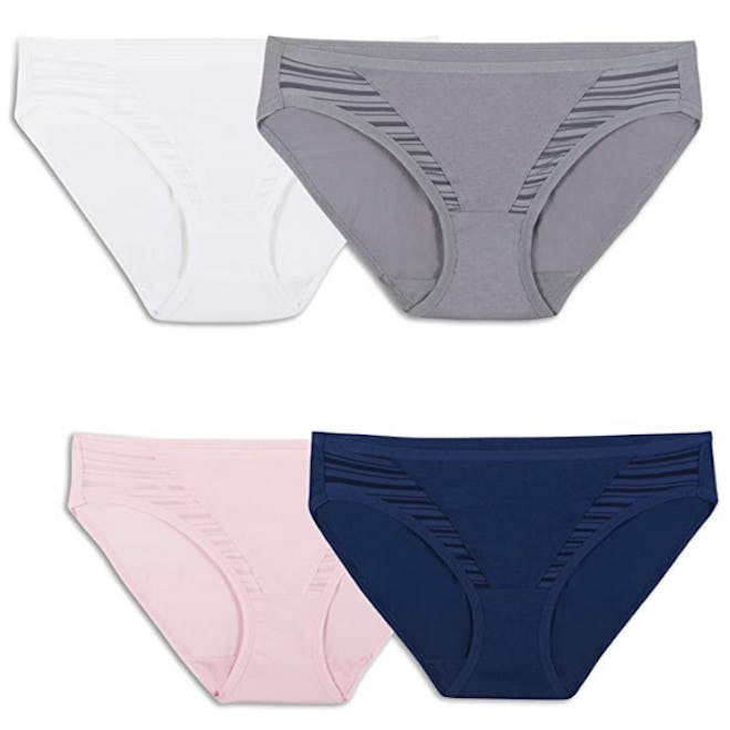 Fruit of the Loom Coolblend Moisture Wicking Panties (4 Pack)