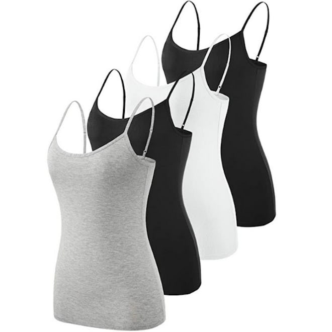 Vislivin Solid Camisole (4-Pack)