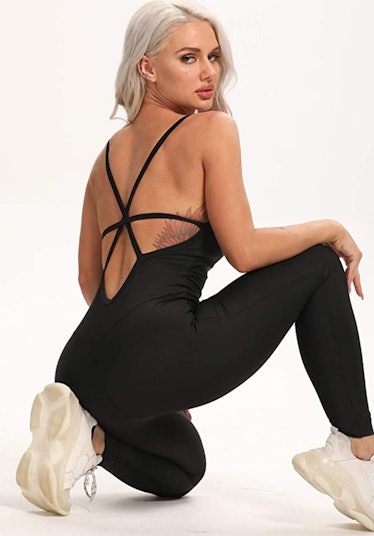 FITTOO Backless Jumpsuit