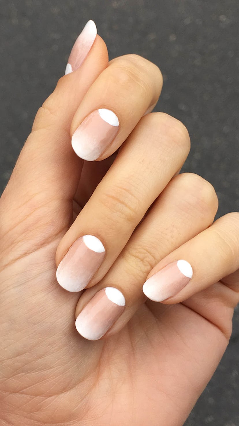 spring wedding manicure