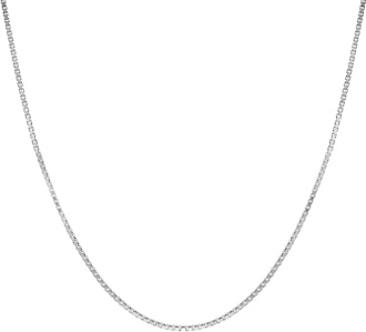 Honolulu Jewelry Company Sterling Silver Box Chain Necklace
