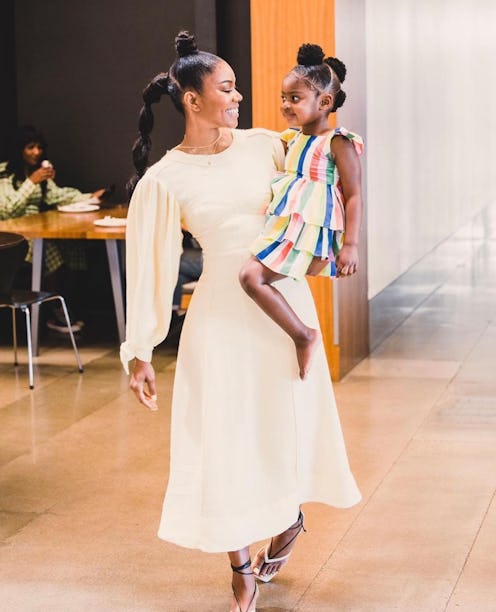Gabrielle Union with her daughter Kaavia.