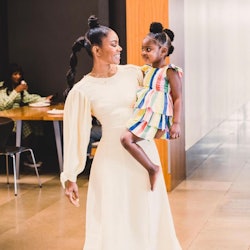 Gabrielle Union with her daughter Kaavia. 