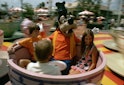 Goofy on ride at Disney World