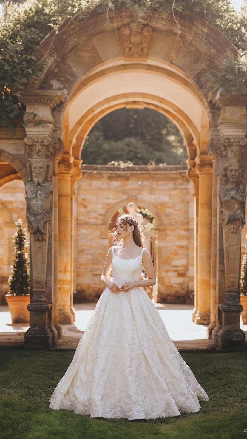 Allure Bridals has Disney 'Beauty and the Beast' wedding dresses inspired by Belle.