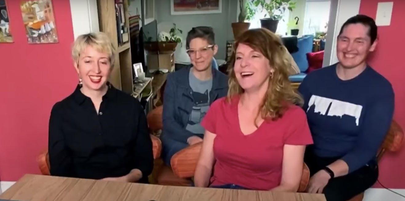 Four single moms bought a house together.