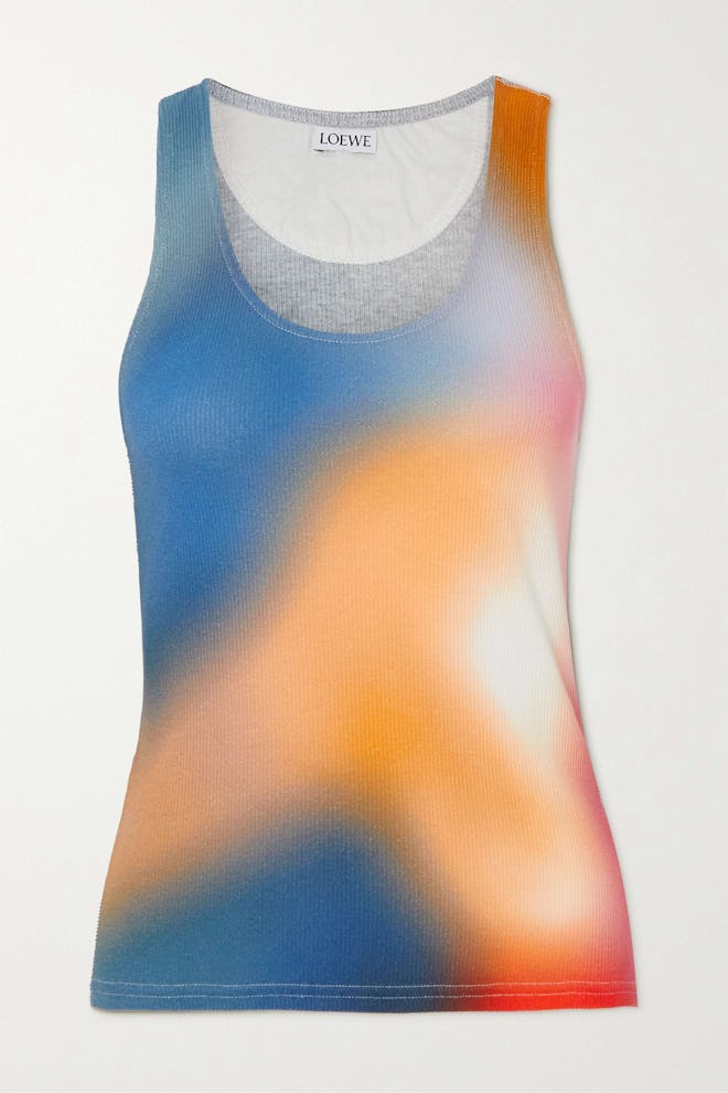 Loewe gradient tank illusion print