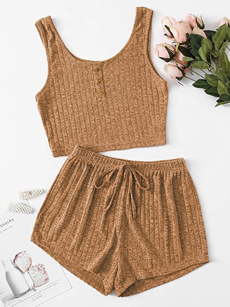 SheIn Crop Lounge Set