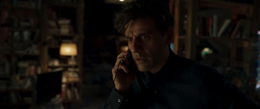 Oscar Isaac's Marc Spector talking on the phone in Marvel's Moon Knight