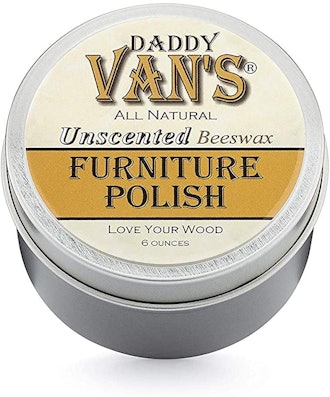 Daddy Van's All Natural Unscented Beeswax Furniture Polish