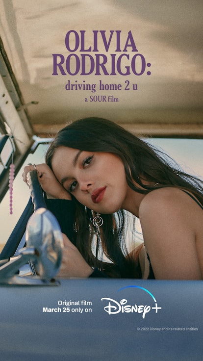 On March 17, Olivia Rodrigo dropped a trailer and key art for her upcoming Disney+ film 'Driving Hom...