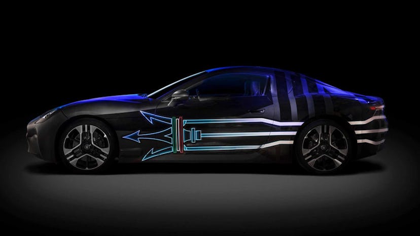 Concept photo for Maserati's Folgore line of EVs