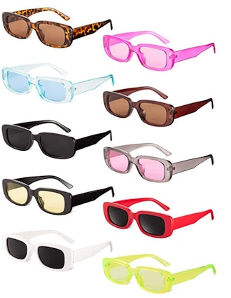 Frienda Rectangle Sunglasses (10-Pack)