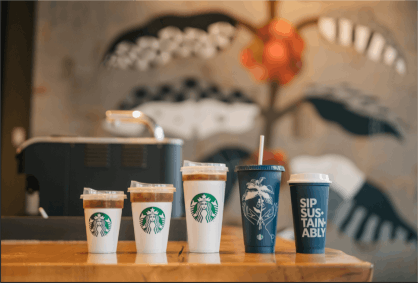 Starbucks is shifting away from disposable cups.
