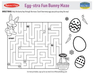 Egg-Stra Fun Bunny Maze