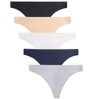 VOENXE Seamless Thongs (5 Pack)