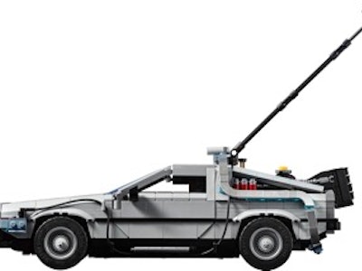 Lego's DeLorean from the first Back to the Future