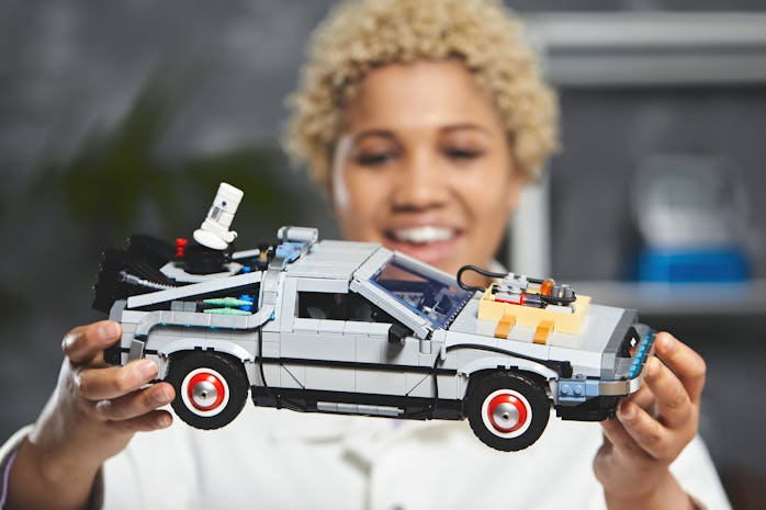 Lego's DeLorean recreation from the third Back to the Future movie