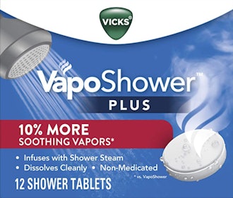 Vicks VapoShower Plus can help you feel better in the shower.