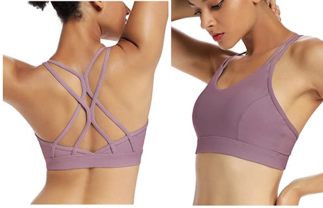 RUNNING GIRL Strappy Sports Bra