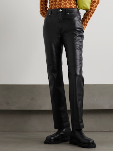 Vinni cropped vegan leather pants