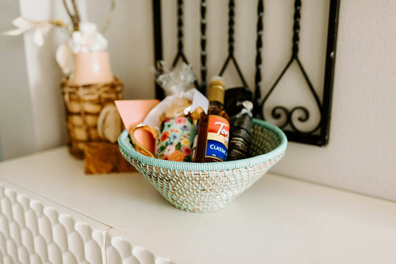 Modern Village Small Woven Storage Basket