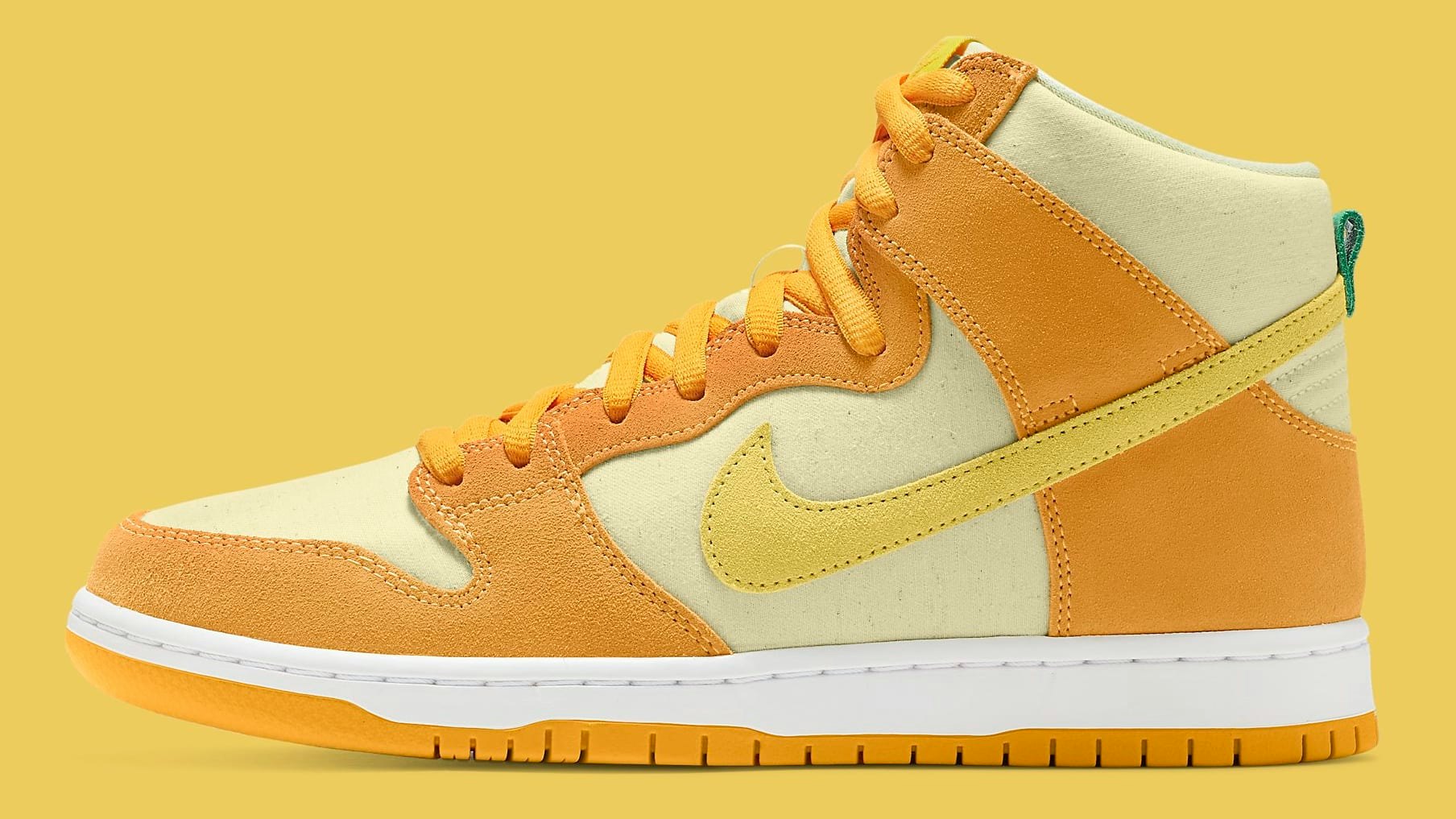 Nike sb dunk high on sale yellow