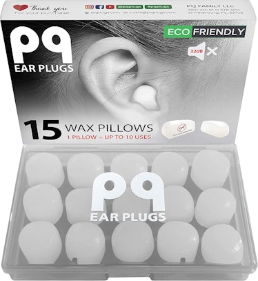 PQ Wax Ear Plugs for Sleep (15-Count)