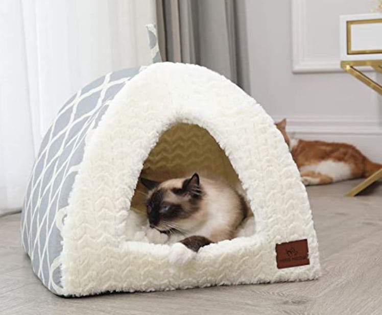 Miss Meow Cat Cave Bed Tent