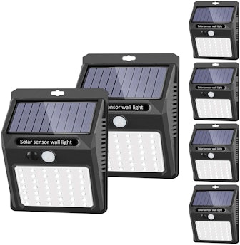 SEZAC Outdoor Motion-Sensor Solar Lights (6-Pack)