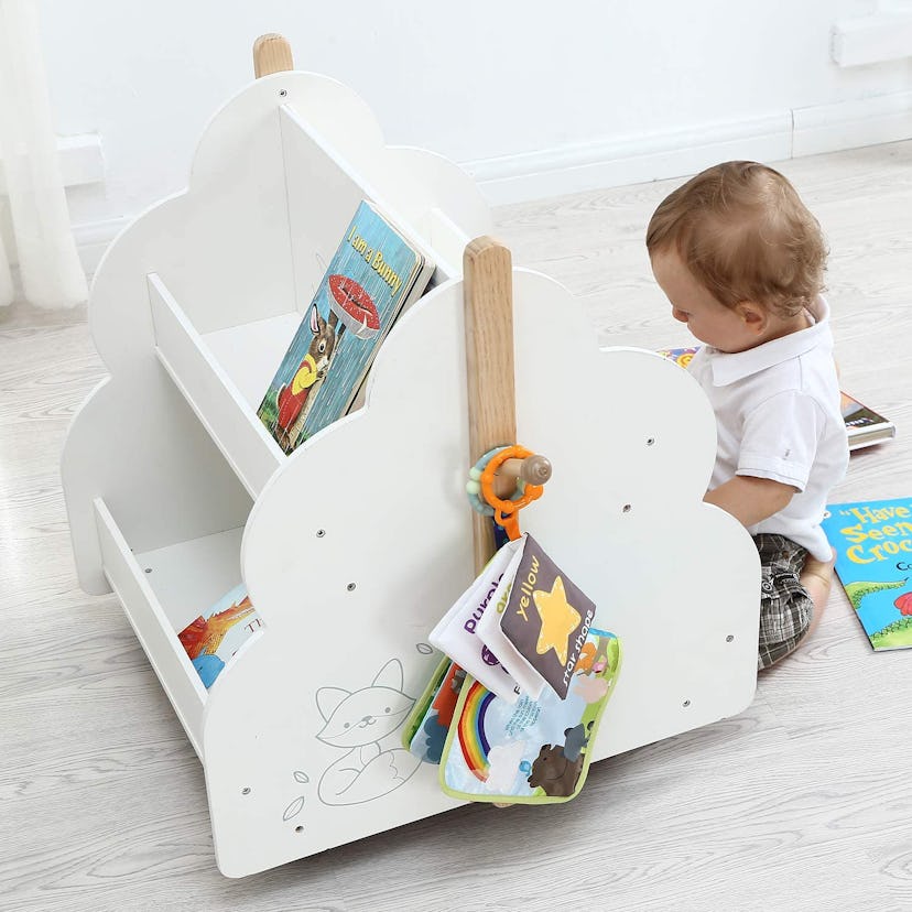 Labebe Baby Wooden Bookshelf