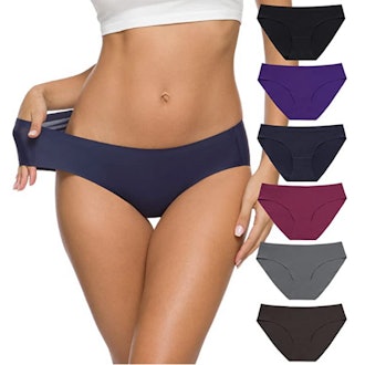 ALTHEANRAY Seamless Hipster Underwear (6 Pack)