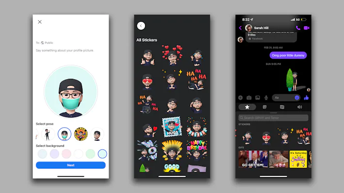 How to create and customize an Avatar on Instagram or Facebook