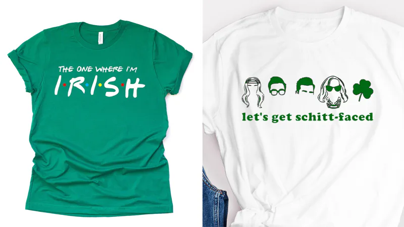 Funny St. Patrick’s Day Shirts On Etsy Including 'Friends'-Inspired Tees