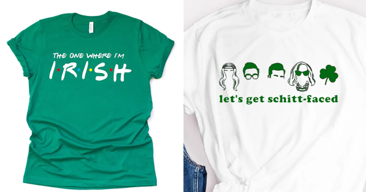 Funny St. Patrick’s Day Shirts On Etsy Including 'Friends'-Inspired Tees