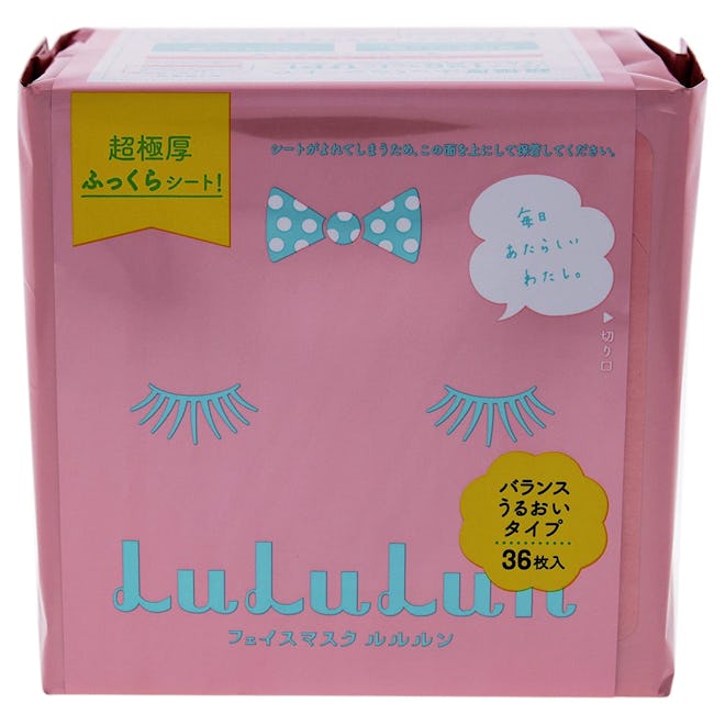LuLuLun Pink Facial Sheet Masks (36-Pack)