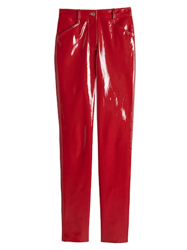 Victoria Beckham's Faux Patent Leather Skinny Pants. 