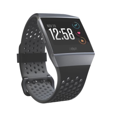 Fitbit's Ionic smartwatch that's being recalled.