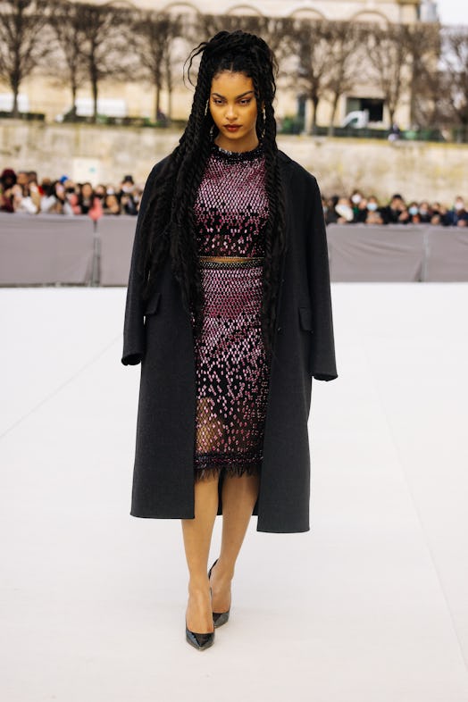 Sharon Alexie at Paris Fashion Week Fall/Winter 2022.