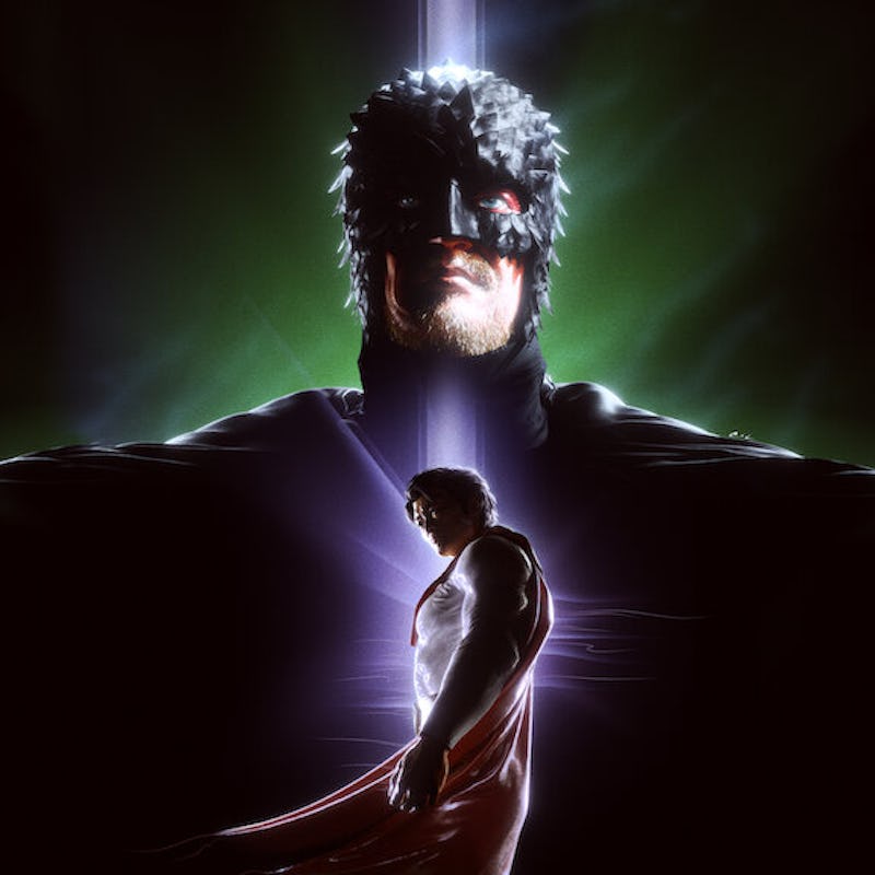 A masked man on the promo image for Guardians of Justice 