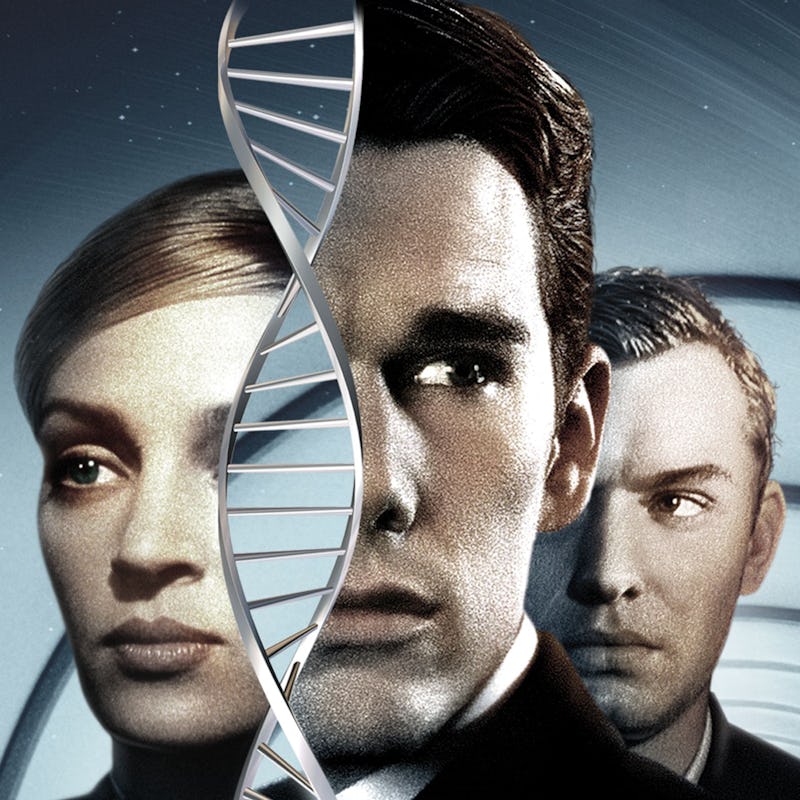 The main characters on the cover image for Gattaca 