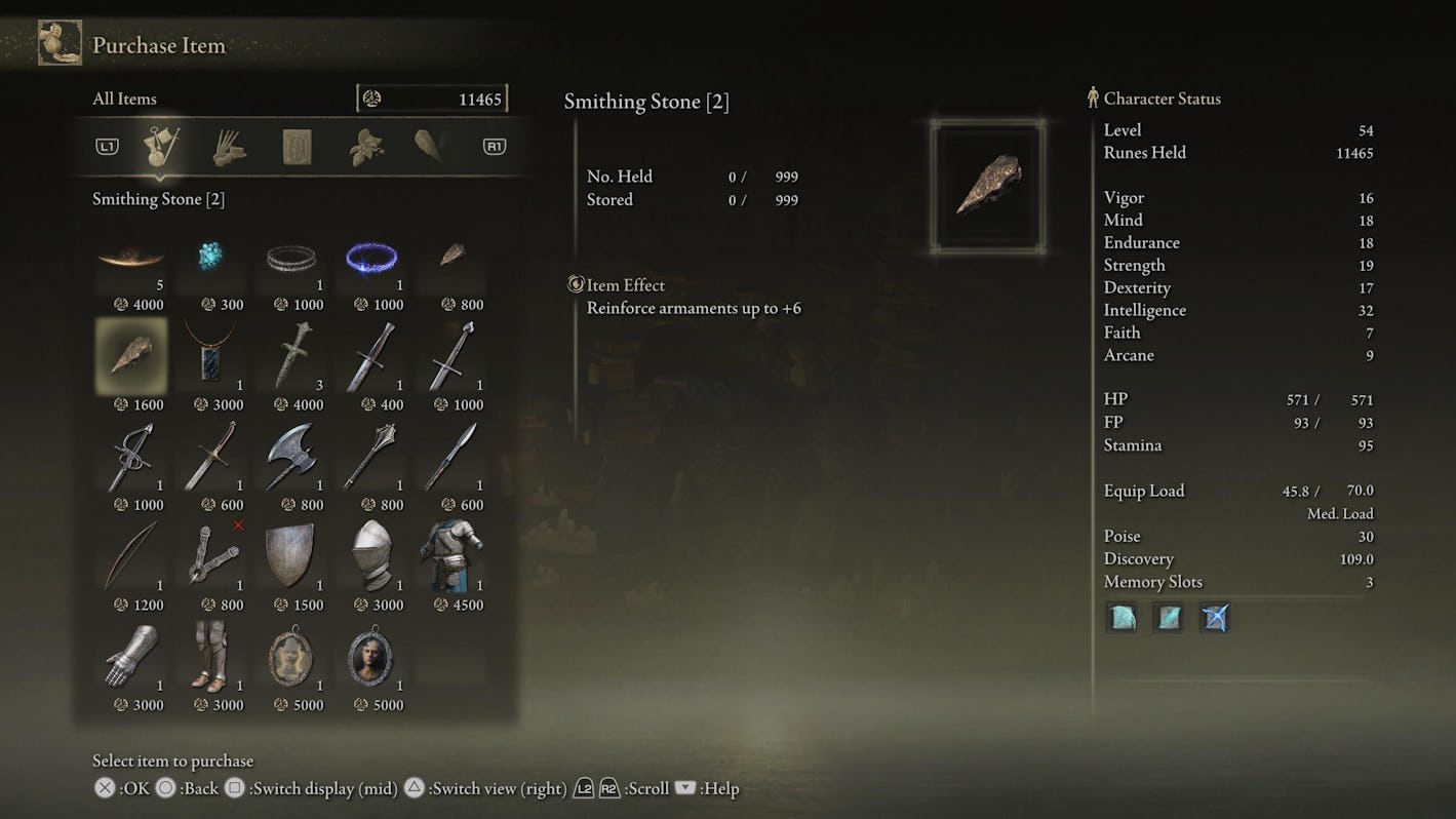 'Elden Ring' Where to buy Smithing Stones — and find some for free