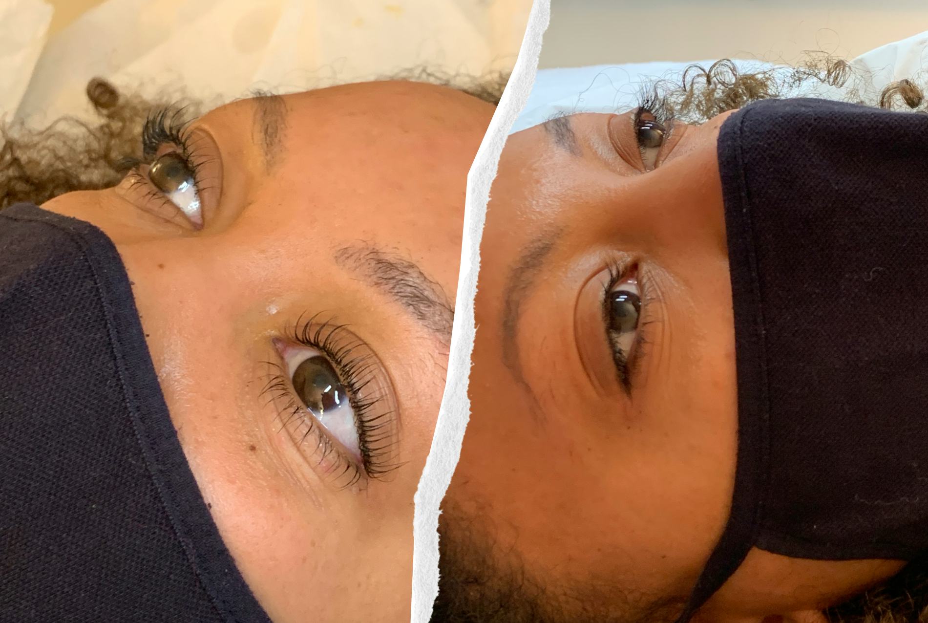 Bustle Editor Jessica Morgan Before &amp; After LVL Lash Treatment
