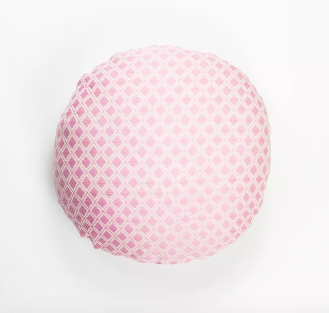 anthropologie round pillow