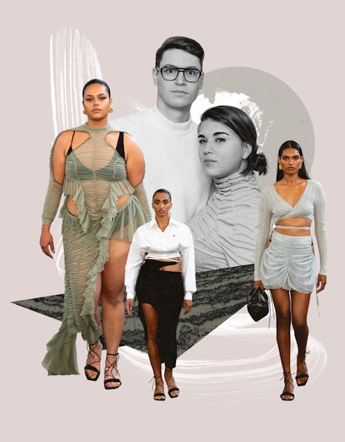 designers of Ester Manas and models wearing Ester Manas spring summer 2022 collection
